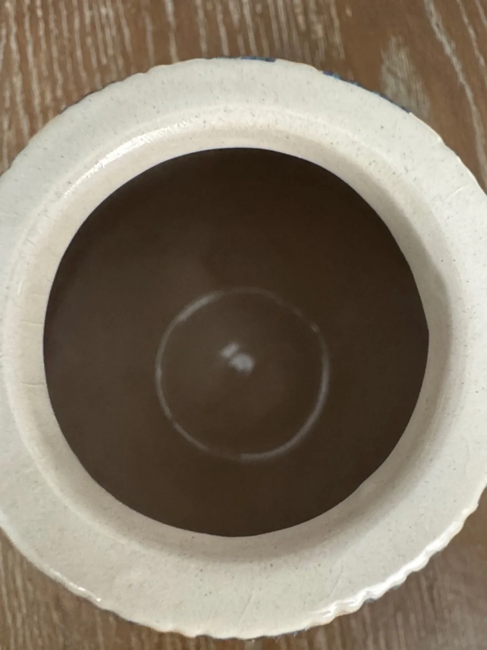Ceramic Chevron Vase